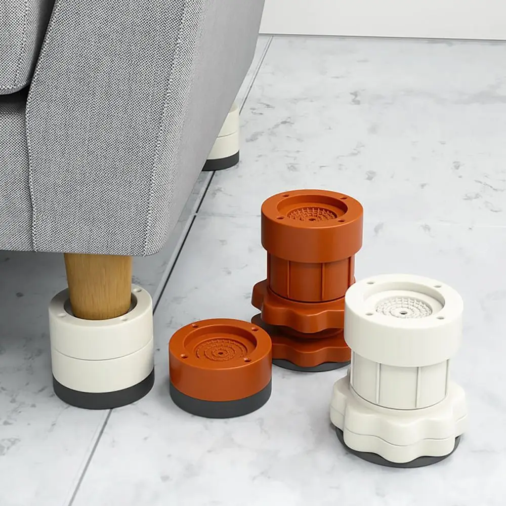 4PCS Noiseproof Anti Slip Sofa Cabinet Table Chair Support Furniture Stabilizer Heightening Pad Washer Feet Pads