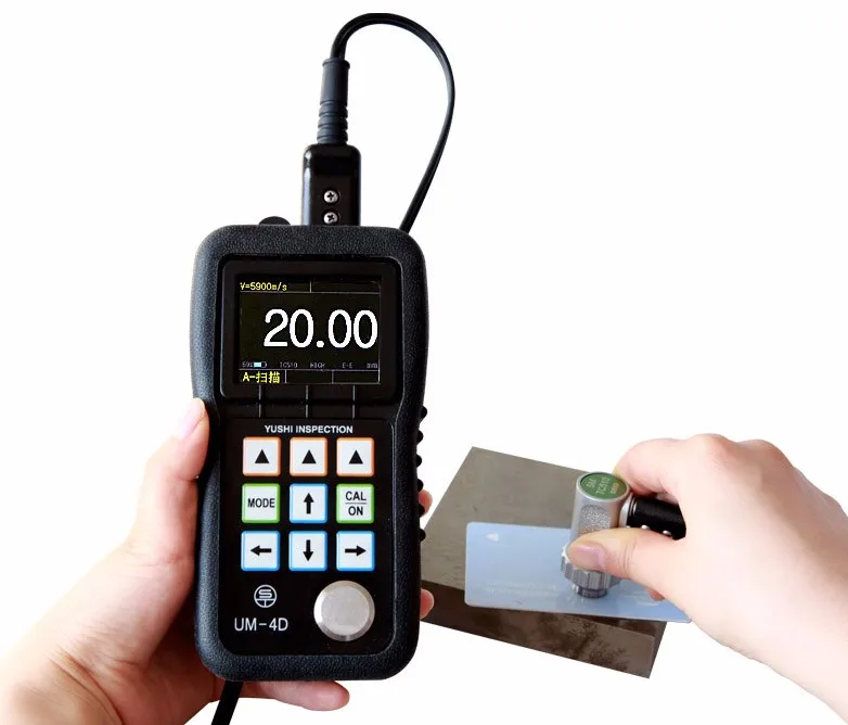 

YUSHI UM-4D высокоточный Ультразвуковой толщиномер с толщиной покрытия