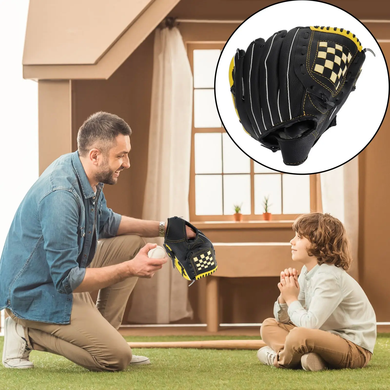 PU Baseball Practice Glove 4