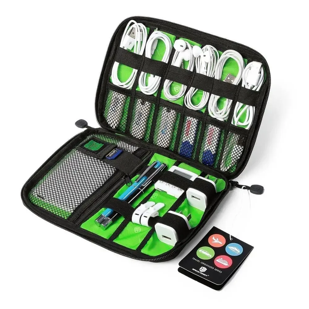 UTHAI T47 HDD Cable Storage Bag Travel Mobile Hard Drive U Disk Organizing Package Earphone SSD Charger Protable Storage Box portable hard drive bag data cable storage bag cable storage bag hard drive box hard drive case cable organizer pouch digital accessories bag electronic accessories case
