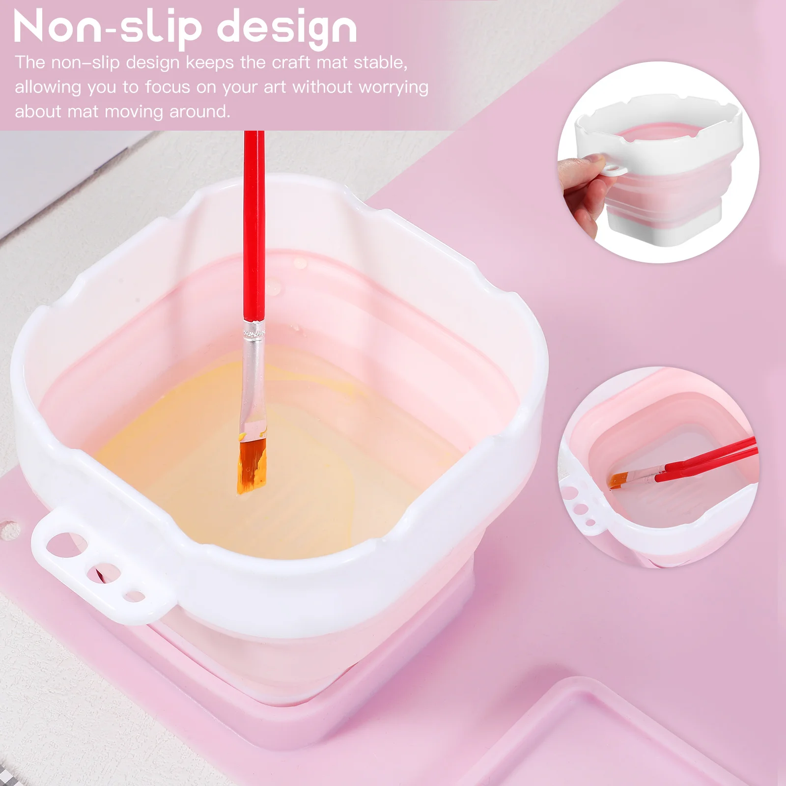 1 Set Craft Mat Water Painting Mat Silicone Painting Mat Coloring Mat Silicone Drawing Mat Kit Mats For Kids