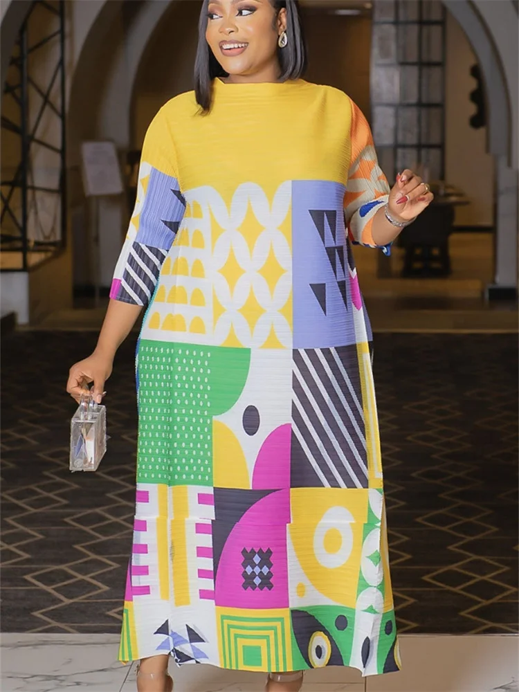 Wmstar Dresses for Women Loose Casual Bohemian Fashion Party Africa Maxi Dress New In Fall Clothes Wholesale Dropshipping 2023