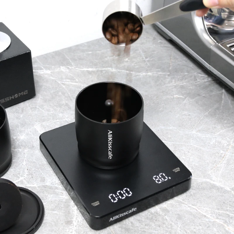 موزع قهوة اسبريسو احترافي 58 مم - أداة توزيع وتجان...