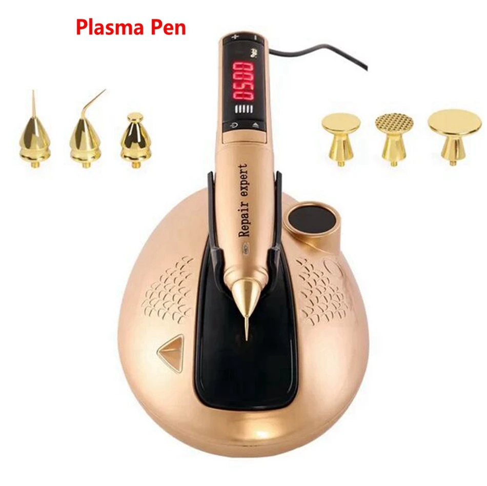 Golden Fibroblast Plasma Pen Face Lift Delicate Skin Machine For Skin Spot  Mole Removal Plasma Ozone Beauty Machine