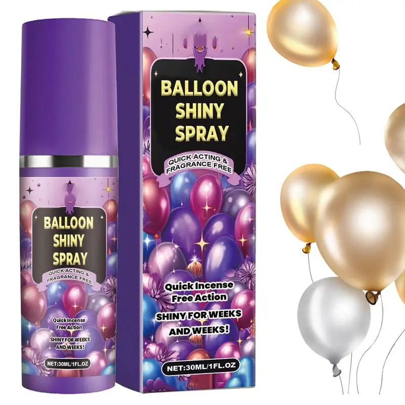 1pcs Balloon Shiny Spray Anti Fading Oxidation Restore Gloss Polishing Birthday Wedding Party Decoration Balloon Brightener