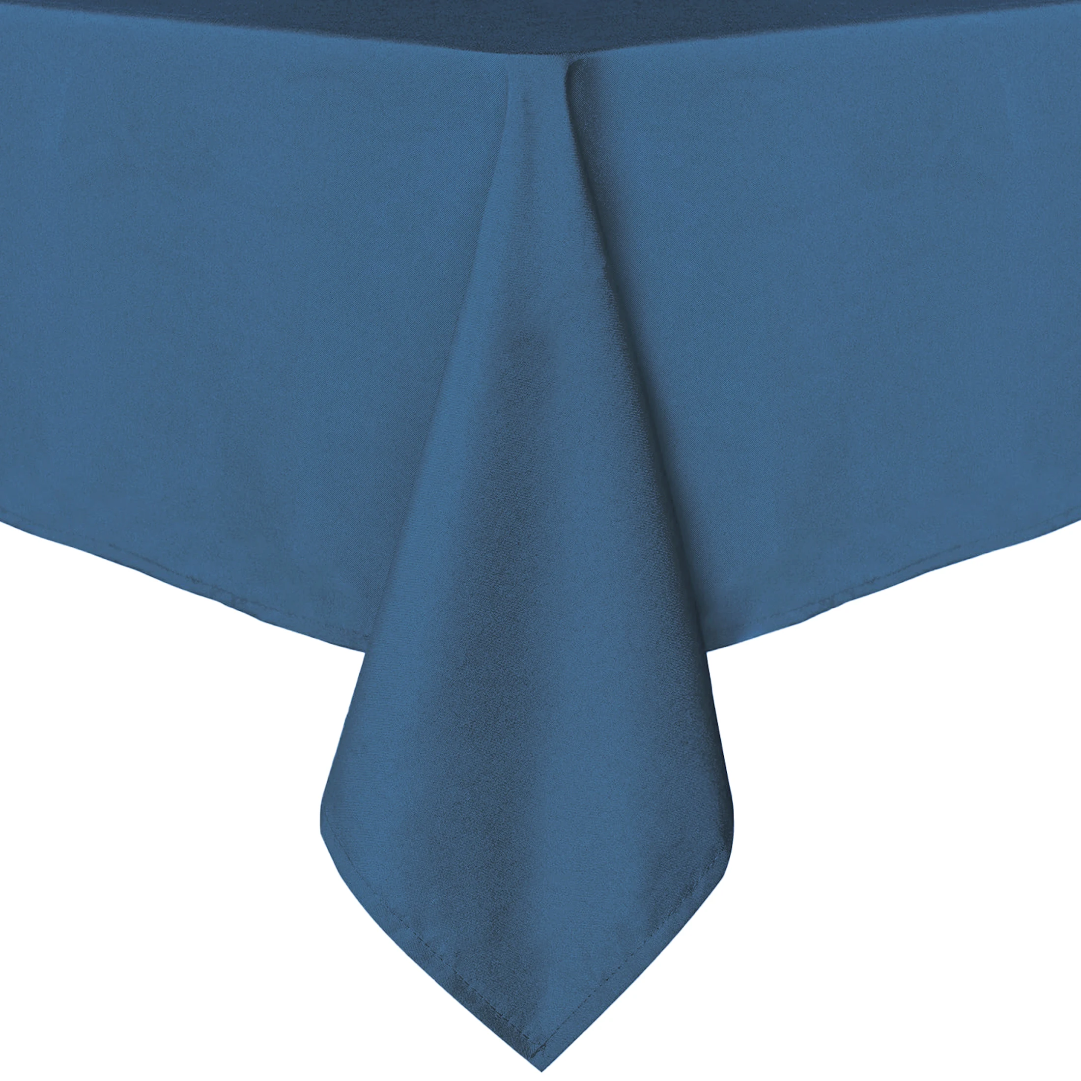 Home solid color polyester fabric thickened royal blue tablecloth Plain picnic party table cloth 3