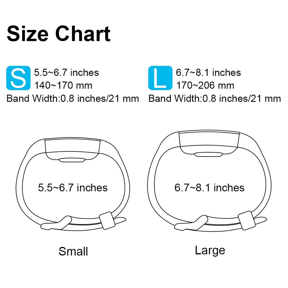 Flexible TPU Strap for Fitbit Charge 2 - Smart Watch Band Replacement Bracelet