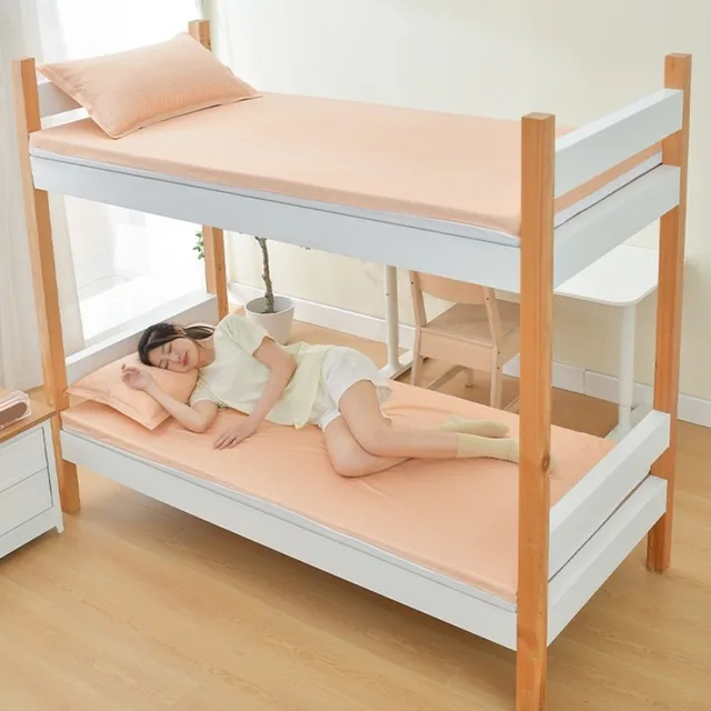 2025 nouveau imprimé étudiant housse de matelas coton bébé velours housse de matelas dortoir housse de matelas 2