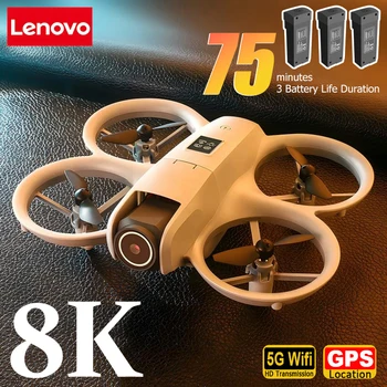 Drone GPS Lenovo GT3 MAX con Fotocamera 8K HD, Posizionamento Ottico, Evitamento Ostacoli, Motore Brushless, WIFI 5G