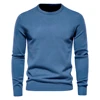 2023 New Winter Thickness Pullover Men O-neck Solid Color Long Sleeve Warm Slim Sweaters Men Men's Sweater Pull Male Clothing 4