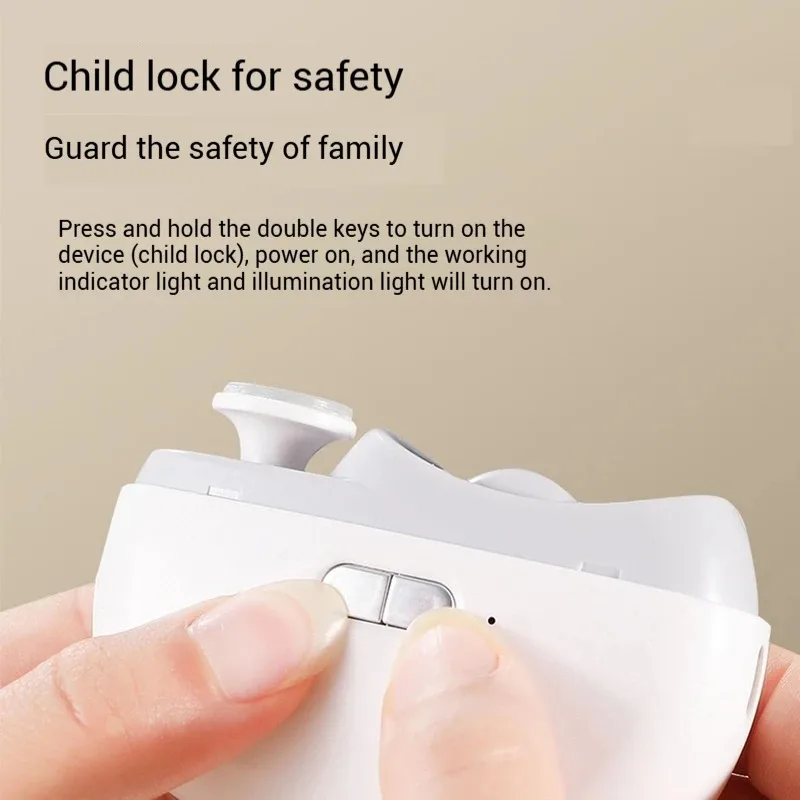Electric Nail Clippers, Safety Belts, Lightweight and Portable, Suitable for Polishing and Trimming, Suitable for Adults