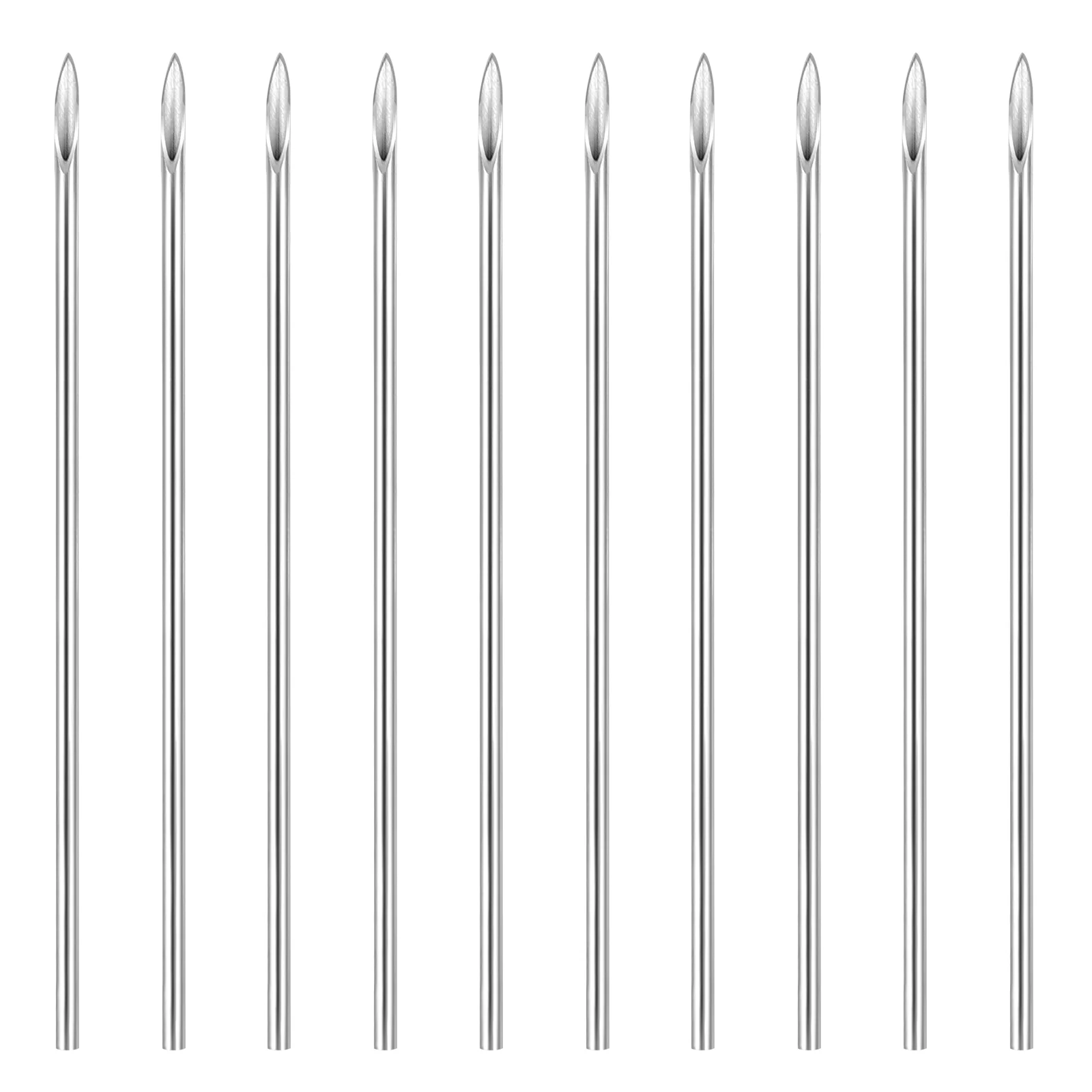 

Supvox 10PCS Sterilized Piercing Needles Stainless Steel Disposable Needles 16G Nose Ear Lip Piercing Needles