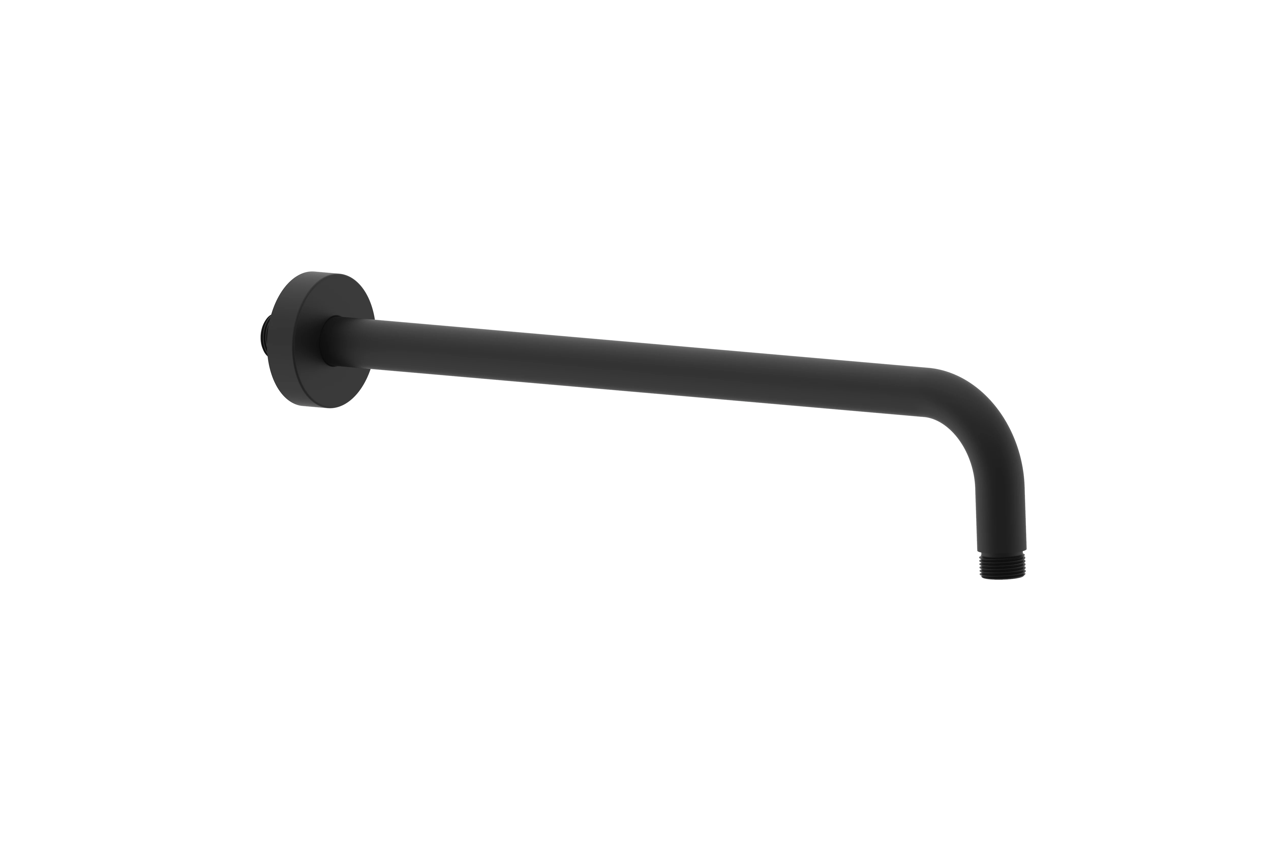 

Wall mounted round shower arm brass 400mm length