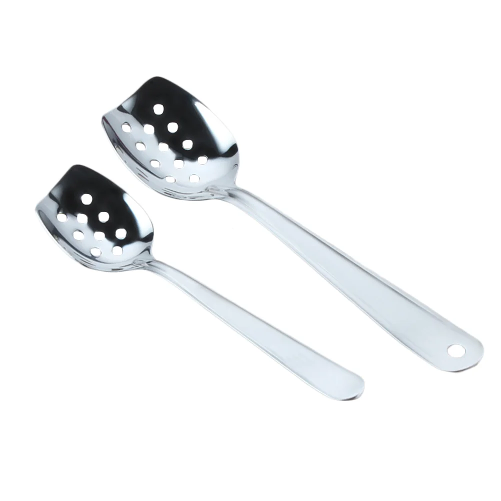 

Colander Spoon Salad Hot Pot Hollow Stainless Steel Western Food Serving Soup Ladle