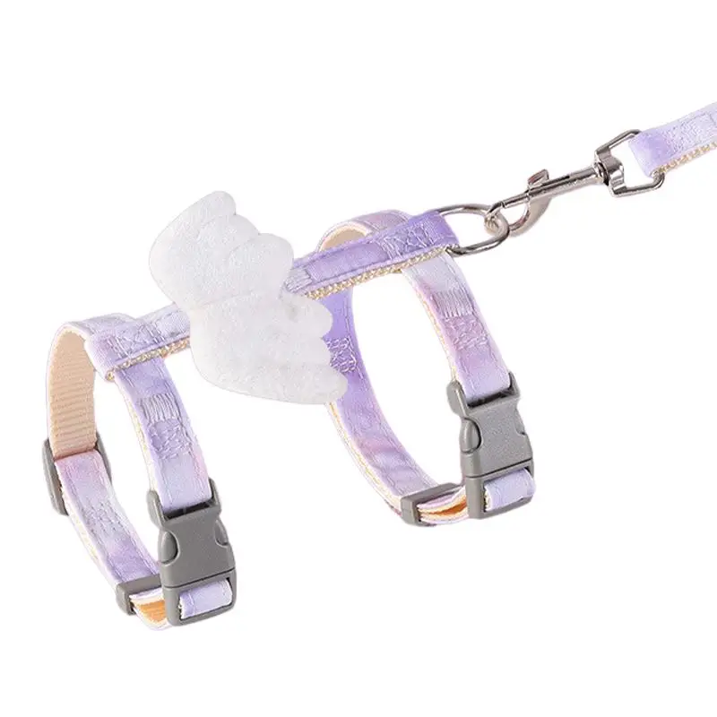

Easy Control Dog Harness Strap Comfortable And Flexible Dog Harness With Angel Wings Outdoor Dog Necessities For Traveling