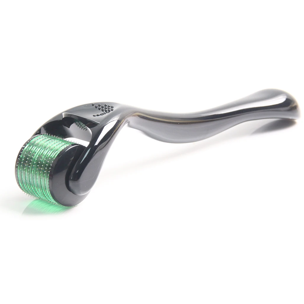 Black Green Derma Roller 540 Pin Derma Roller Microneedling for Face Beard Growth Free Storage Case 1pcs/box derma roller
