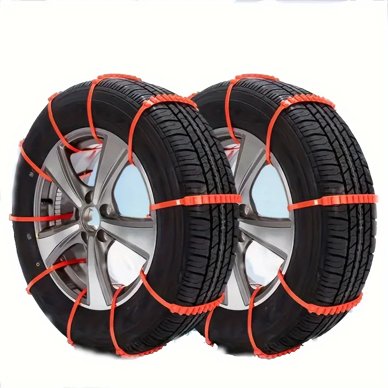 10/20pcs Car Tire Chains Winter Snow Anti-Skid Tyre Cable Ties Auto Outdoor Snow Tire Tyre Anti Skid Chain Emergency Accessories