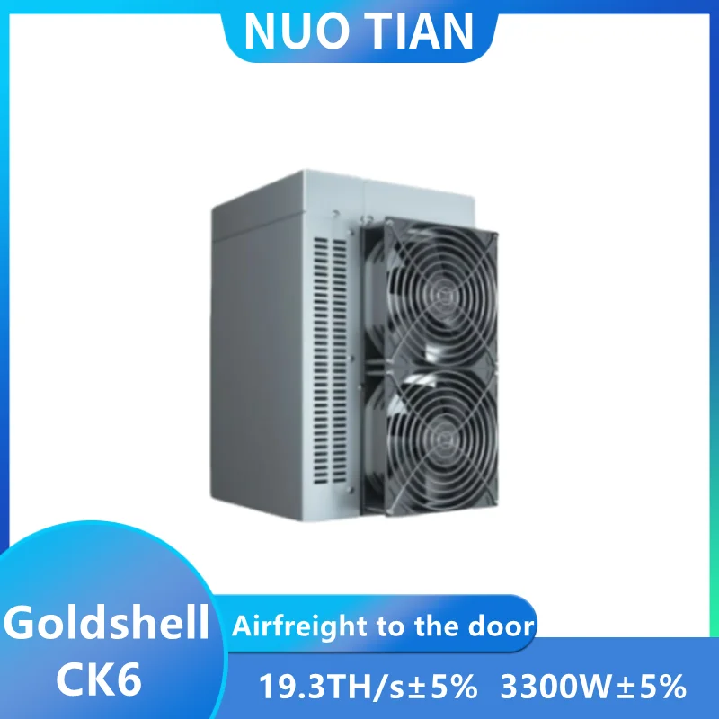 

Goldshell CK6 Nervos Network Super Computing Server New Upgrade, To the Next Level 19.3TH/s±5% | 3300W±5% | 0.17W/M