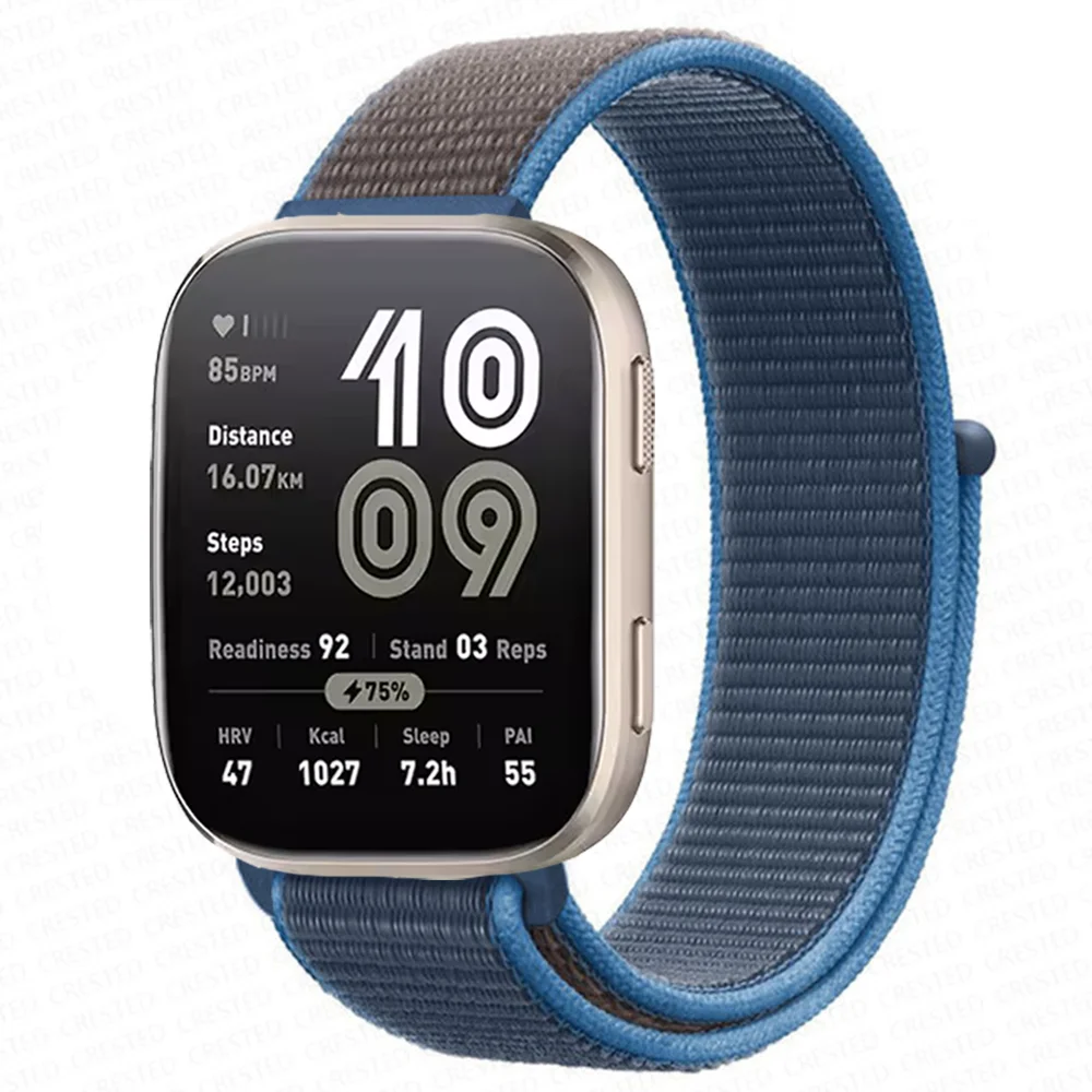Nylon Loop Watchband Bracelet - 22mm Strap Replacement