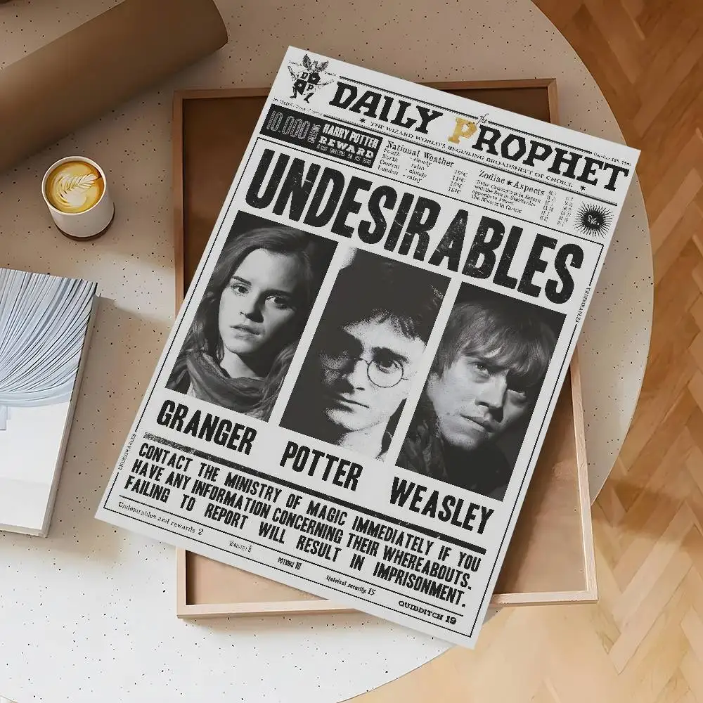 Film H-Harry Film P-Potter Poster Selbstklebende Wandbild Kunst Wasserdicht Aufkleber Für Bar Zimmer Dekor Hohe qualität Druck Geschenk – Detail 6