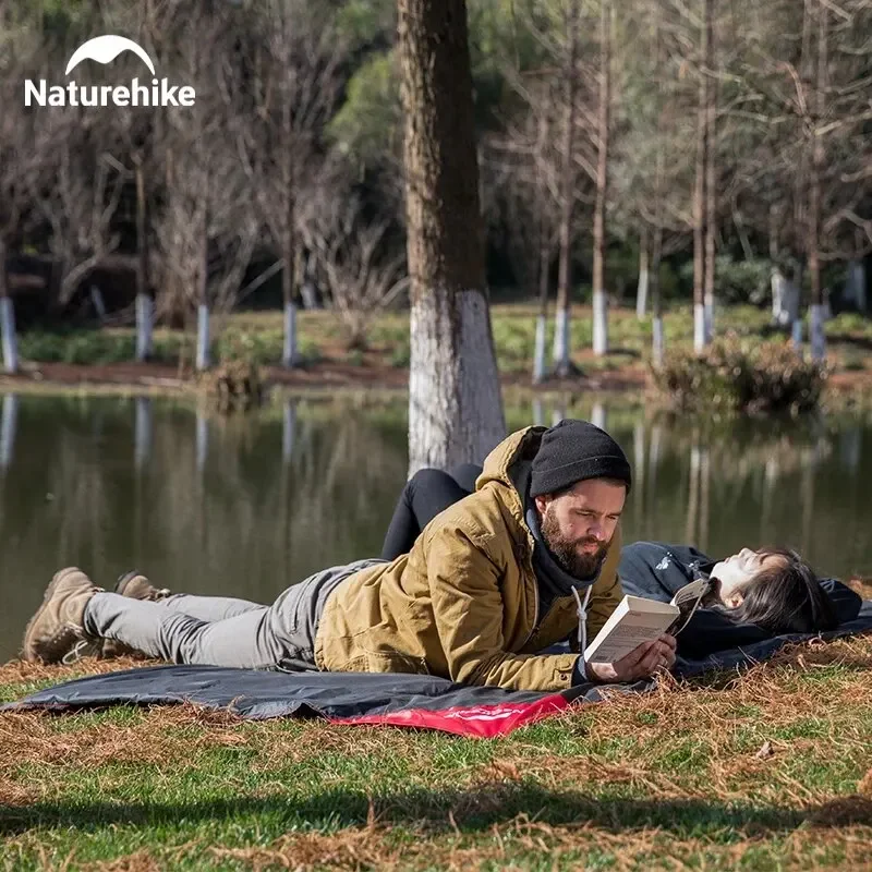 Naturehike Picnic Blanket Ultralight Waterproof Pocket Shelter Folding Portable Two Size Large Beach Pad Outdoor Camp Hiking Mat 6
