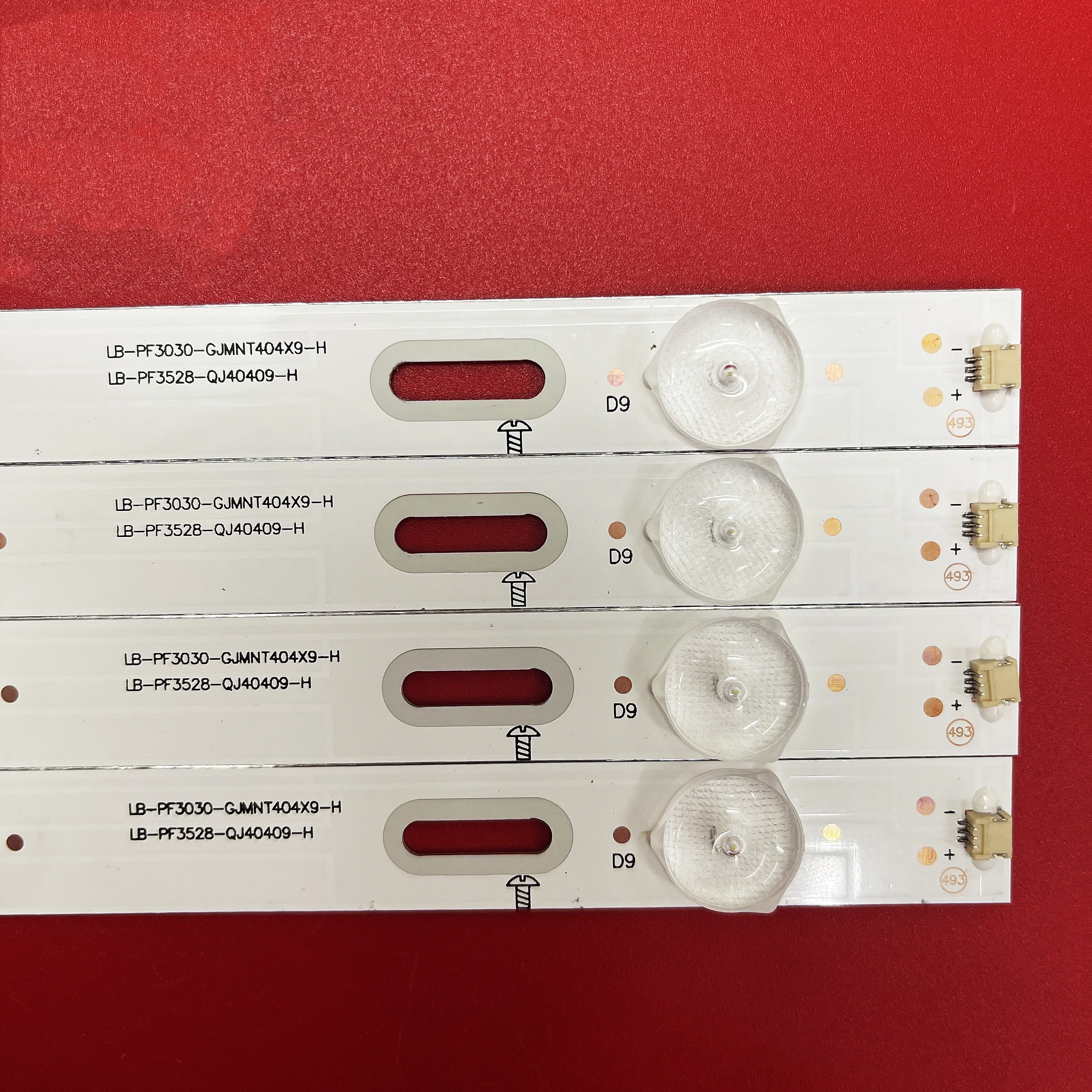 4Pcs/set 795mm LED Backlight Strips For Philips 40PFL6340/T3 BDM4065UC LBM400P0901-AW-2 40PFL3240/T3 40PFL6340/T3
