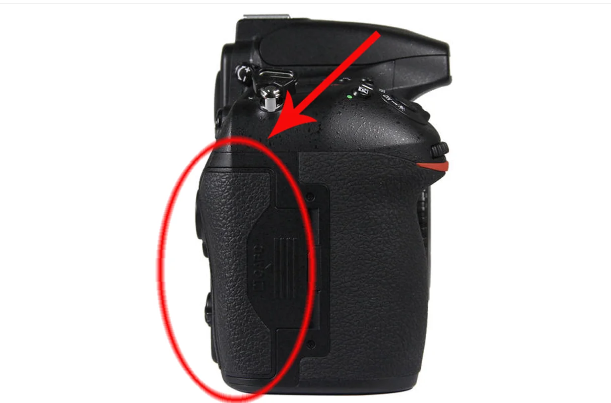 Couvercle De Porte De Carte Mémoire En Caoutchouc Pour Nikon D850 - Pièce De Rechange - 6