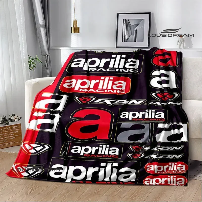 Aprilia Motorcycle Logo Printed Blankets Fashion Warm Blanket Soft And Comfortable Blanket Home Travel Blankets Birthday Gift 3