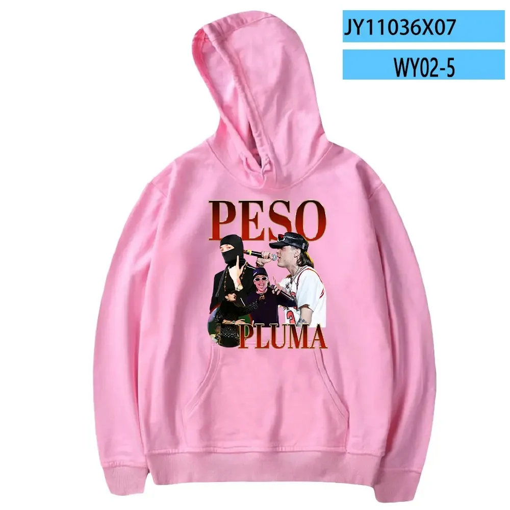 Homens e mulheres Pluma Double P Tour Merch Hoodies, sweetwear com capuz, moletom Rapper manga comprida, inverno