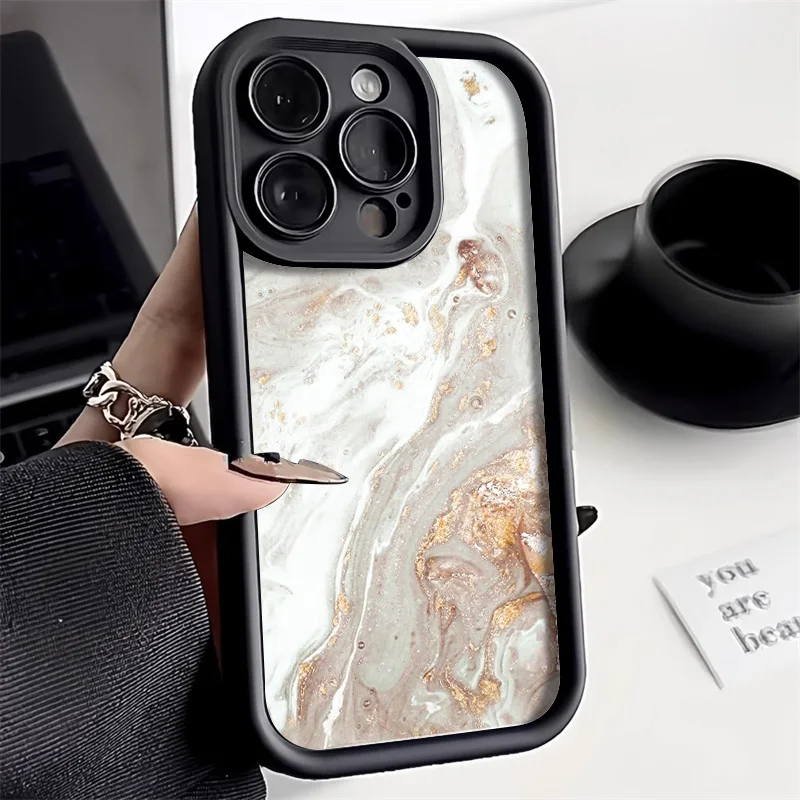 thumbnail image 1 of Funda de mármol para iPhone 13, funda para iPhone 11, 14, 12, 15 Pro Max, XR, X, XS, 7, 8, 16 Plus, SE 2020, funda de silicona TPU suave a prueba de golpes, 1 of 4