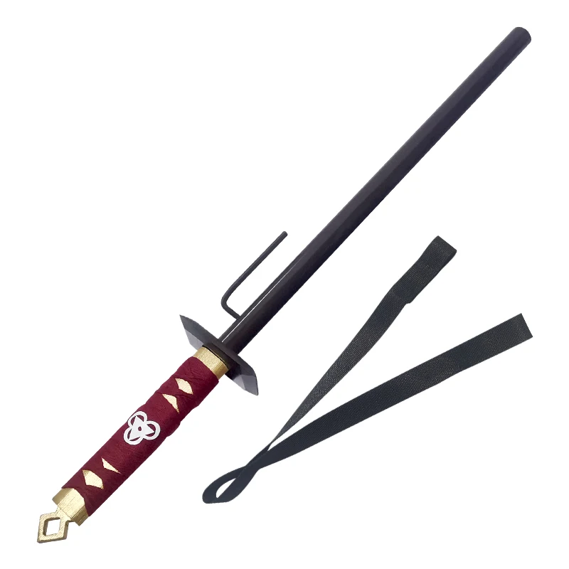 

Game Genshin Impact Shikanoin Heizou Cosplay Sword Umezawa's Jitte Wooden Props for Halloween Christmas Party Accessories