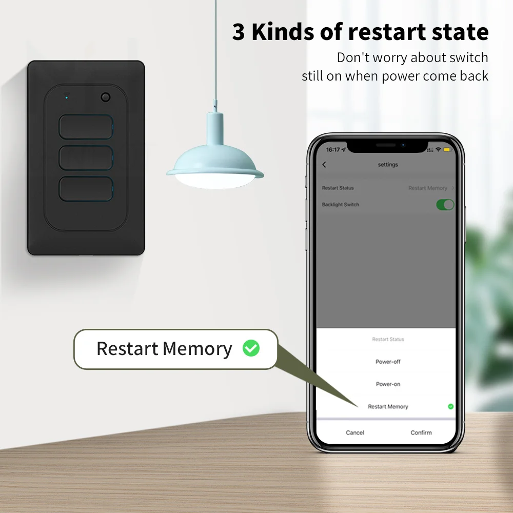 Zigbee Smart Tuya Light Wall Switch Push Button Interruptor No Neutral &With Neutral US Switch 1/2/3/4 Gang Alexa Google Home