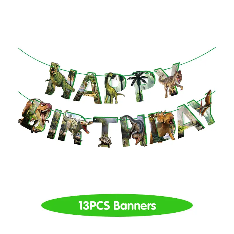 thumbnail image 1 of Decoración para fiesta de cumpleaños de dinosaurios, suministros para fiesta, mantel, caja de dulces, regalo para niños, globo para bebé, recuerdos de fiesta de cumpleaños para niños, 1 of 5