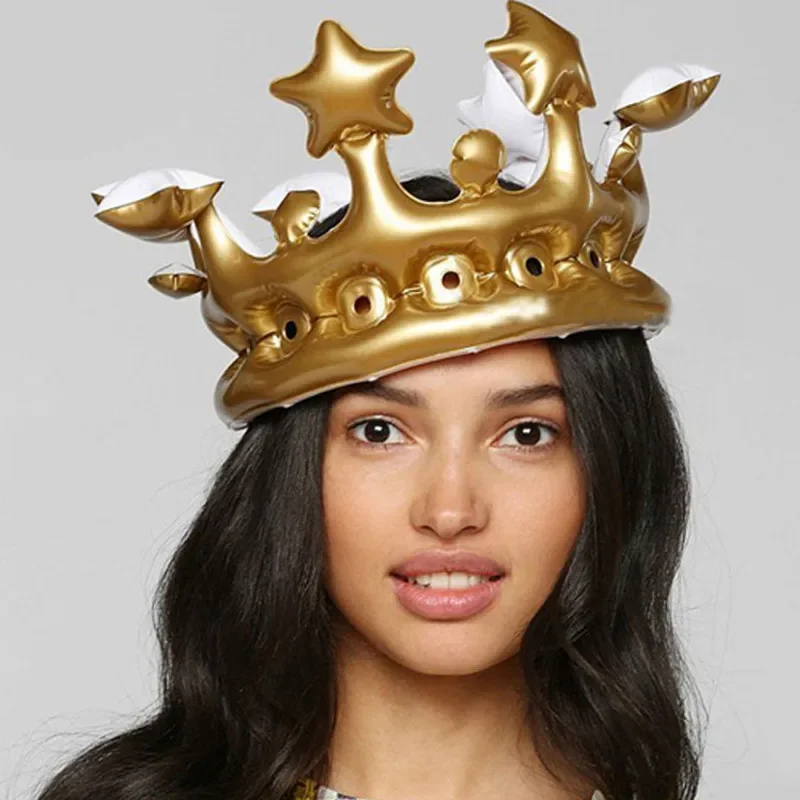 Birthday crown inflatable for kids adult party decoration gift