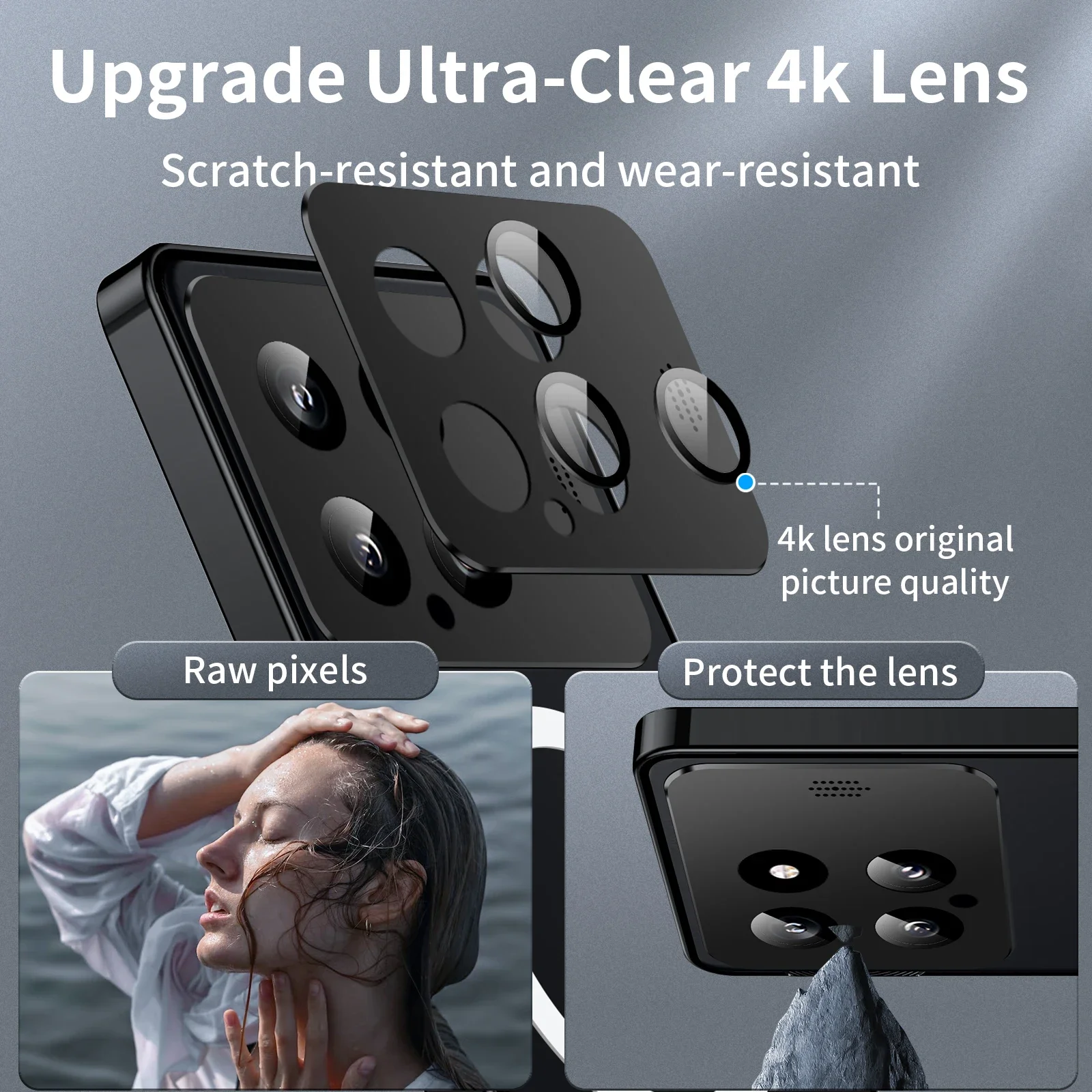 Alloy Frame Magnetic Wireless Litchi Pattern For Xiaomi 14 Pro Mi14 Mi13T MagSafe Case Metal Aluminum Bumper Armor Back Cover