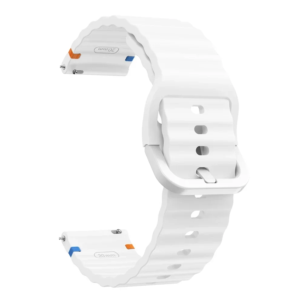 Universal Silicone Wave Bracelet – 22mm/20mm Watch Strap