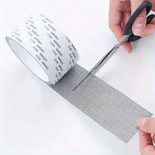 1 roll 2M Strong Self-Adhesive Window Screen Repair Tape - Cover Holes and Tears, Keep Insects Out  Window Screen Mosquito Net - Image 7