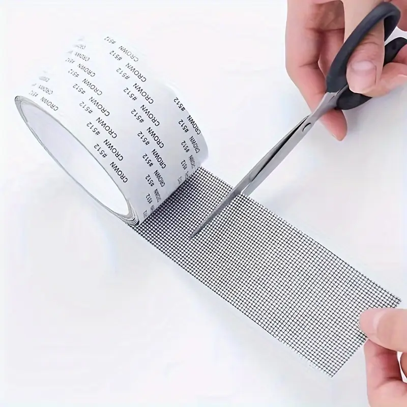1 roll 2M Strong Self-Adhesive Window Screen Repair Tape - Cover Holes and Tears, Keep Insects Out  Window Screen Mosquito Net - Image 7