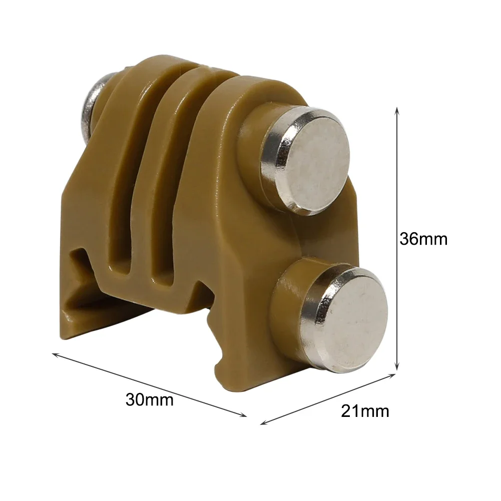 2pcs Action Camera Nylon Rail Mount Fixed Adapter for Picatinny Airsoft Rifle Laser Mount Adapter for GoPro Tactical Accessories