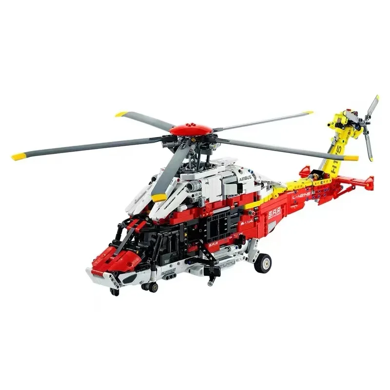 New In Stock Technical Airbus H175 Rescue Helicopter 42145 Building Blocks Plane Model Brick Educational Toys for Children Gifts 3 New In Stock Technical Airbus H175 Rescue Helicopter 42145 Building Blocks Plane Model Brick Educational Toys for Children Gifts 3