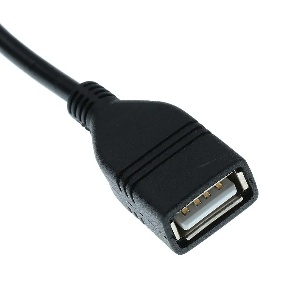 USB 스테레오 오디오 어댑터 PVC 와이어 자동차 스피커 케이블 커넥터 (혼다 어코드, 시빅, 재즈용)