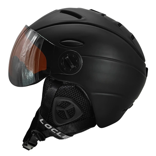 LOCLE-casco de esquí para hombre y mujer, accesorio de invierno