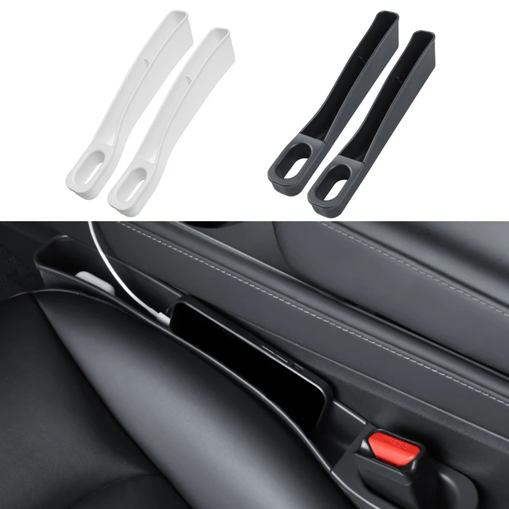 

Car Storage Box For Tesla Model Y Model3 Seat Slot Storage Box Leak-proof Anti-drop Phone Card Holder Car Interior Accessories
