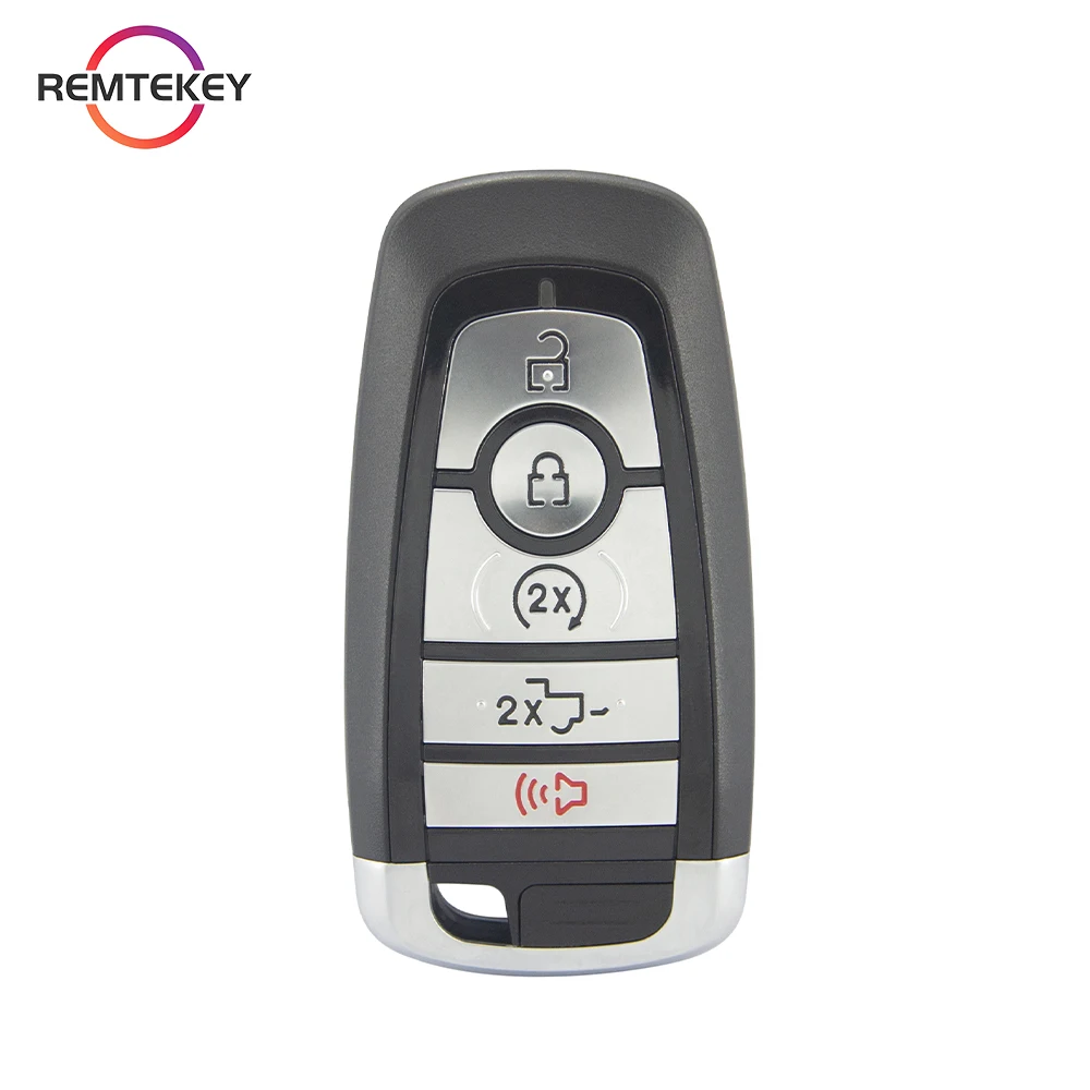 

REMTEKEY автомобильный смарт ключ-брелок 5 Button 434Mhz 902Mhz FCC M3N-A3C108397 для Ford F150 F250 F350 для Ford M3N-A2C93142600