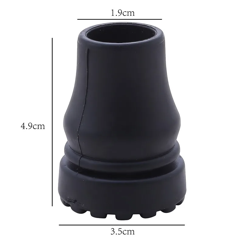16–22mm Anti-Skid Walking Stick / Cane / Trekking Pole Rubber Tip Protector