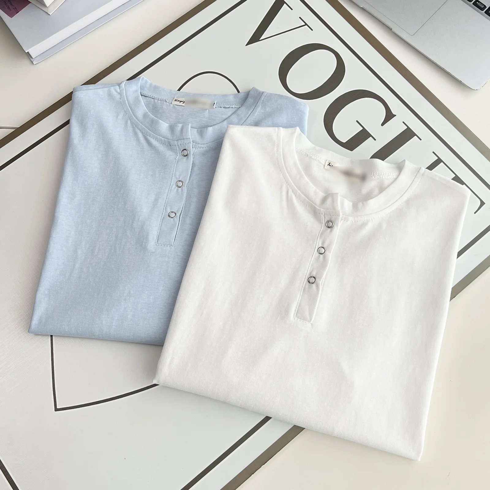 Fashion Plus Size Women's T-Shirt Autumn New Simple And Casual Basic Long Sleeve Tops 810