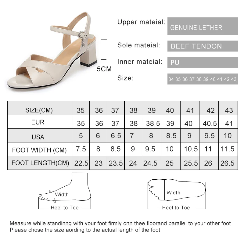 AIYUQI Women's Sandals Genuine Leather 2024 New Crop Toe Women Summer Sandals Mid Heels Fashion Dress Shoes Woman