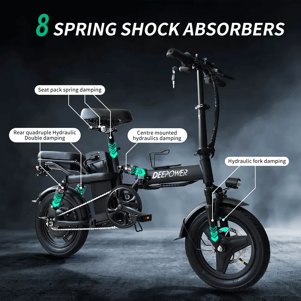 IDOTATA 48V Foldable Electric Bike 3