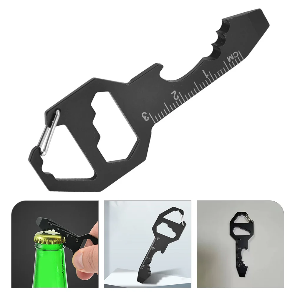 

Key Fob Card Keychain Tools and Gadgets Cassette Multipurpose Bottle Opener for Men Utility 6 1