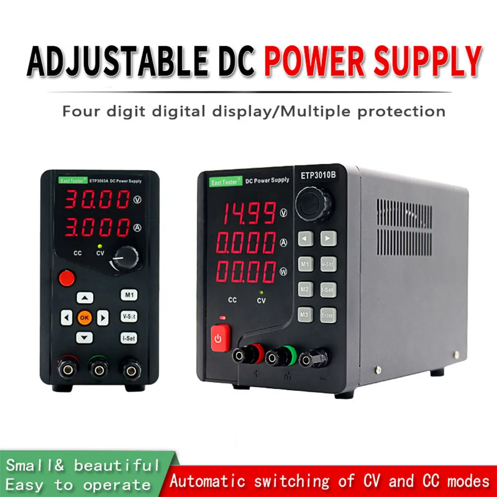 

Adjustable DC Regulated Power Supply 30V10A Programmable Encoder Adjustment LED Digital Display USB Fast Charging Remote Control